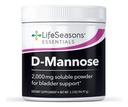 LifeSeasons D-Mannose Powder - Fast-Acting UTI Relief - Urinary Tract Health Supplement - Supports Healthy Levels of Microflora & Eases Bladder Discomfort - 45 Servings