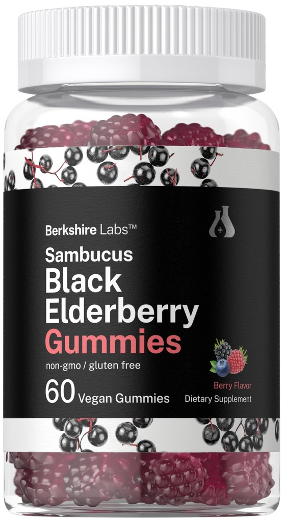 Horbaach Sambucus Black Elderberry Gummies 