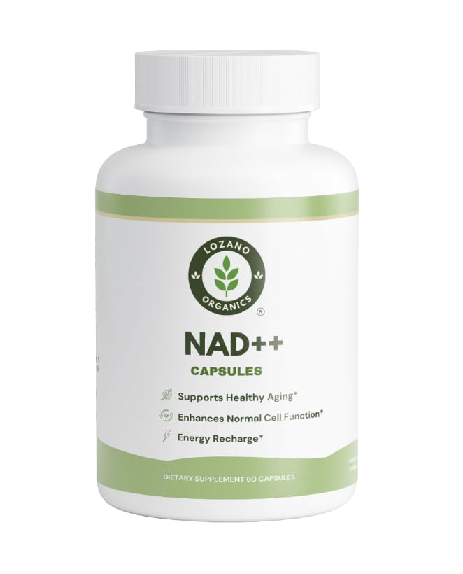 NAD Supplement - Liposomal NAD with Resveratrol - High Purity NAD Supplement for Anti-Aging, Energy, Focus and Overall Wellness- 60 Capsules