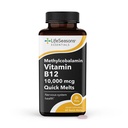 LifeSeasons Essentials Vitamin B12 10,000 mcg Quick Melts – Methylcobalamin B12 for Energy Production & Nervous System Support – Berry Flavor – Fast-Dissolving Tablets – 60 Quick Melts