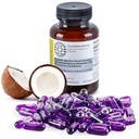 PureC60OliveOil C60 Organic MCT Coconut Oil Capsules Pills 100ml / 3.4 Fl Oz - 99.99% Carbon 60 Solvent Free 40mg - Food Grade - Carbon 60 MCT Coconut Oil - From The Leading Global Producer