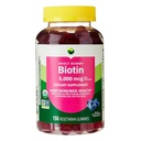 KP+ Biotin | Biotin 5,000 mcg Gummies | Supports Hair, Skin & Nail Health | 150 Vegetarian Gummies | Blueberry Flavor | Pack of 1