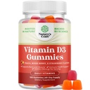 Natures Craf Vitamin D3 Gummies for Daily Wellness - Delicious Vitamin D Gummies for Adults with D3 2000IU per Serving Bone Mus & Immune Support - Μη ΓΤΟ Ζελατίνη & Χωρίς Γλουτένη (60 Day Supply)