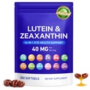Lutein and Zeaxanthin Supplement, 16 in 1 Eye Vitamins Softgels with 40mg Lutein & Zeaxanthin, 300ct Enriched with Vitamins B6 B12 C D3, Zinc & Omega-3s for Eye Health Support Non-GMO Gluten-Free