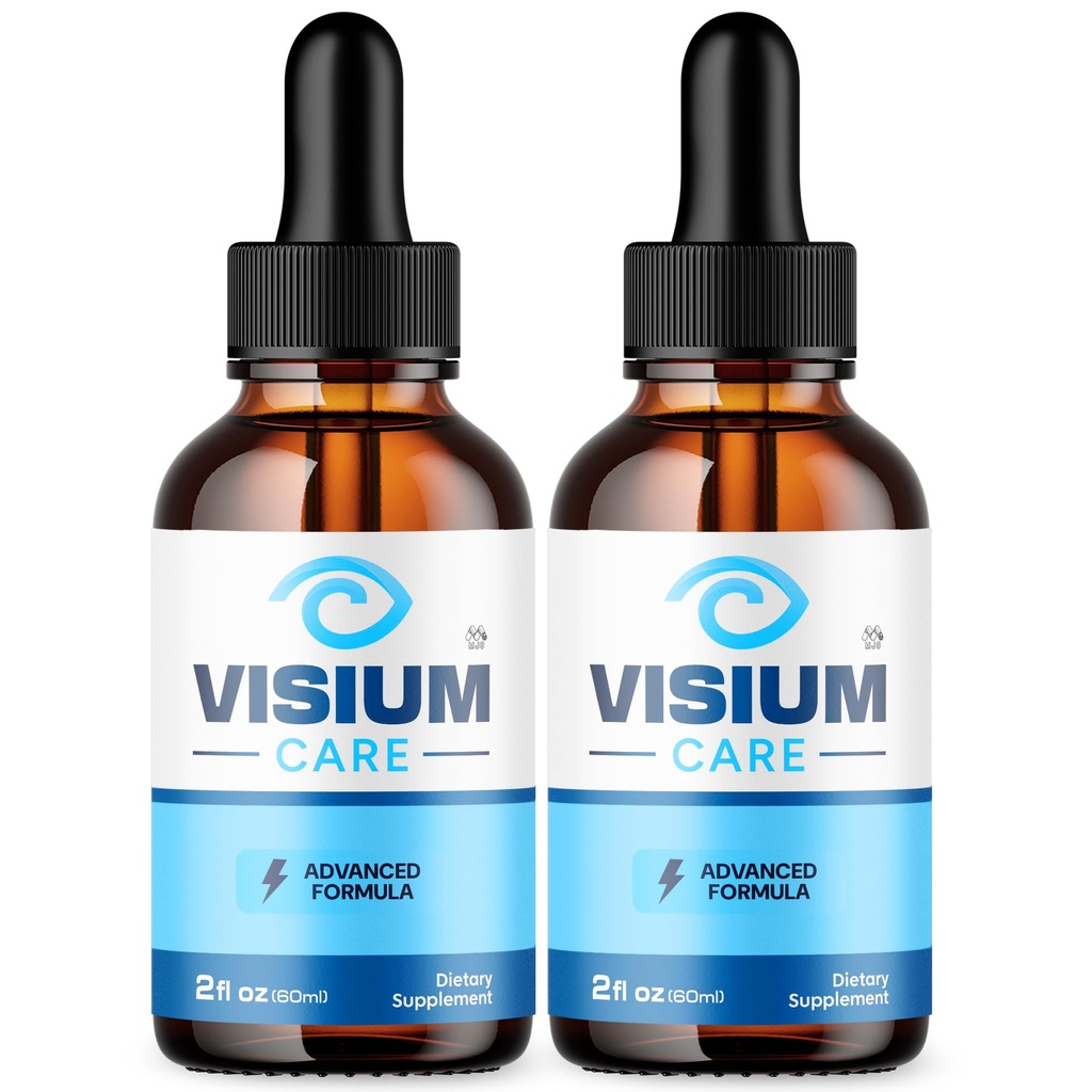 (2 Pack) Visium Care Drops , Official VisiumCare Drops with All Natural Ingredients , Overall Health and Wellness Vitamin Formula Maximum Strength Active Lifestyle Multivitamins Support (60 Servings)