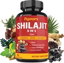 Shilajit Καψάκια Ιμαλαΐων - 3 Μήνες Προμήθεια - Συνδυασμένη Ashwagandha, Ginseng, Saw Palmetto, Maca, Tribulus, Chaga, Μαύρο πιπέρι