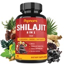 Shilajit Καψάκια Ιμαλαΐων - 3 Μήνες Προμήθεια - Συνδυασμένη Ashwagandha, Ginseng, Saw Palmetto, Maca, Tribulus, Chaga, Μαύρο πιπέρι