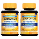 NewRhythm Probiotics 50 δις CFU 20 Strains, 120 κάψουλες Veggie, Στοχευμένη Τεχνολογία Απελευθέρωσης, Στομαχικό Οξύ Ανθεκτικό, Καμία ανάγκη για Ψύξη, Μη ΓΤΟ, Χωρίς Γλουτένη