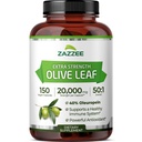 Zazzee Extra Strength Olive Leaf 50:1 Extract, 40% Oleuropein, 150 Vegan Capsules, 5 Month Supply, Olea Europaea, Mediterranean Source, Potent Antioxidant & Immune Support, Non-GMO, Made in the USA