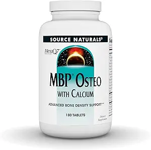 Source Naturals MBP Osteo με ασβέστιο, Προηγμένη υποστήριξη πυκνότητας οστών*, 180 δισκία