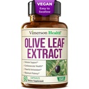Olive Leaf Extract Capsules – 750 mg Standardized to 150 mg Oleuropein – Polyphenol Antioxidants for Cardiovascular Health and Immune Support Supplement – Vegan Herbal Supplements – 60 Capsules
