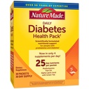 Nature Made Daily Diabetes Health Pack, Συμπλήρωμα διατροφής για διατροφική υποστήριξη, 30 πακέτα, 30 ημέρες προσφοράς