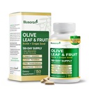 Premium Olive Leaf & Fruit - 13-in-1 with Rutin, Grape Seed, Astaxanthin, PQQ - Max Absorption - 150 Capsules - Non-GMO, Gluten-Free, Lab Tested