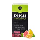 SFH Push Pre-Workout Powder (Fruit Punch) Best Tasting 5g BCAA's for Muscle Repair | Non-Dairy, No Artificial Flavors, Colors, or Sweeteners (Pack of 10 Single Serves)
