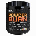 RIVAL NUTRITION Powder Burn Pre-Workout Energy Powder for Men and Women I 3g L-Citrulline, 1.6g Beta-Alanine, 625mg Electrolytes, 200mg Natural Caffeine Per Serving I 30 Servings (Sour Candy)