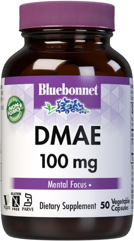 BlueBonnet Διατροφή DMAE 100mg, 50Count