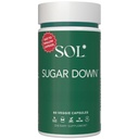 Sugar Down: Wellness Supplement with Astragalus & Anthocyanin, Enhances Digestive Health and Energy Levels, 60 Vegetarian Capsules - Two Capsules Per Serving