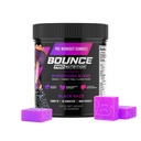 Bounce Pro Pre Workout Gummies – 30 Vegan Chewable Gummies with Caffeine, Lion’s Mane & L-Theanine for Energy, Focus & Endurance – Mushroom Preworkout for Men & Women – Black Razz Flavor