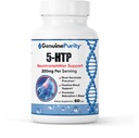 5HTP Supplement – 200mg per Capsule with Calcium for Absorption – 5-HTP Supports Restful Sleep, Calm Mood & Emotional Balance – Plant-Based Daily Wellness – 60 Capsules