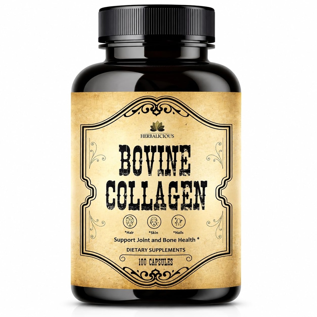 HERBALICIES Bovine Collagen Συμπληρώματα για άνδρες και γυναίκες 