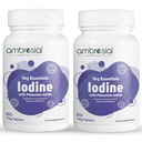AMBROSIAL Iodine 5000mcg Tablets (Pack of 2-120 Tablets)