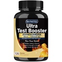 DRFOSTER Testosterone Booster for Men, Ultra Testosterone Formula 600mg Ashwagandha, Tongkat Ali & Maca - Muscle Growth, Energy & Endurance - 120 Capsules
