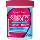 Doctor's Recipes Menopause Probiotic Supplements for Women, Black Cohosh for Menopause Hot Flashes, Probiotics with Ashwagandha, Dong Quai, Supports Energy, 60 Capsules