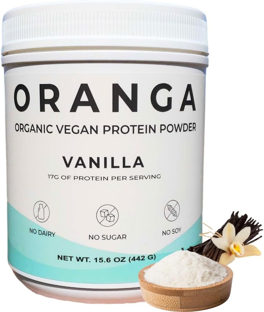 Βιολογικά Φυτά - Ρύζι, Pea, Pumpkin Seed Protein Powder - Βανίλια - Digestive Enzymes Περιλαμβάνονται, Δεν Πρόσθετα, Γαλακτοκομικά, Χωρίς Σόγια, Κετο-Φιλικά, Χωρίς Γλουτένη, Μη ΓΤΟ - 17 Σερβιέτες (442g)