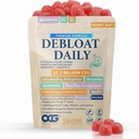 Debloat Daily 3-in-1 Prebiotic, Probiotic & Digestive Enzyme | Digestive Support | Occasional Bloating & Abdominal Discomfort | Turmeric, Ginger & Quercetin | Gluten Free, Non GMO 60 Tropical Gummies