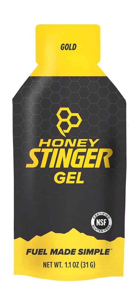 Honey Stinger Energy Gel, Gold, 1.2 Ounce (Pack of 24)