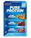 Pure Proteins Bars, Nutrient Rich Snacks with High Protein for Energy Support, Minimal Sugar, Gluten-Free, Variety Pack (25 Pack)