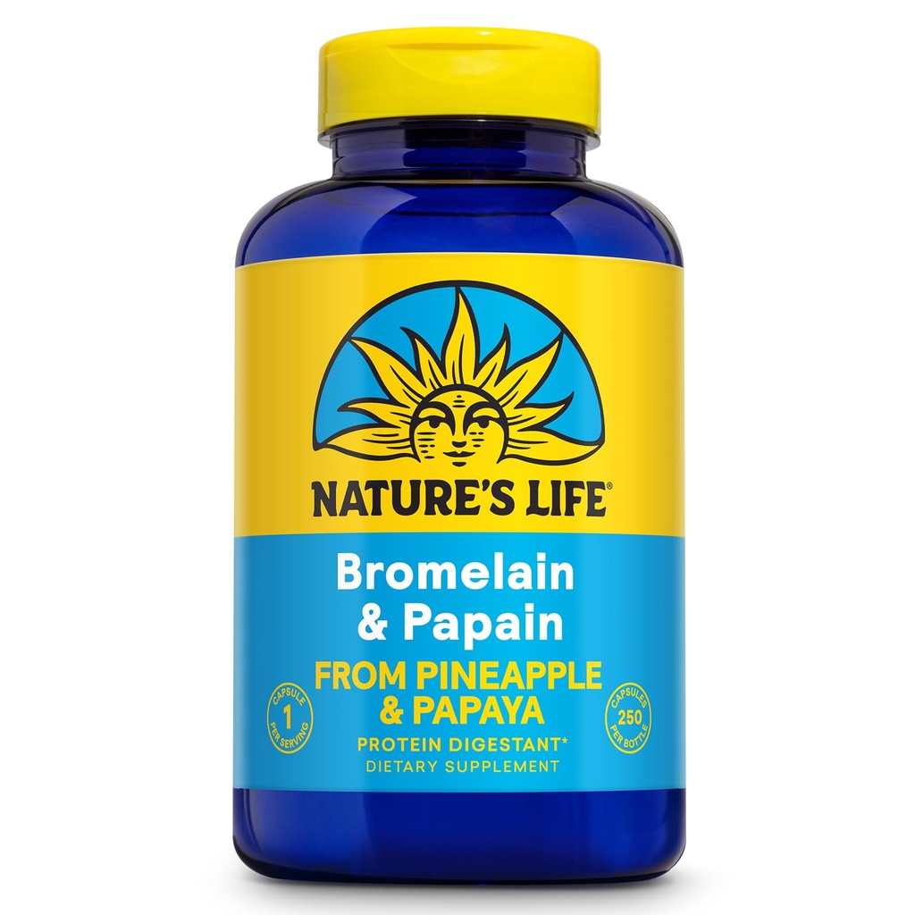 Nature's Life Bromelain & Papain 