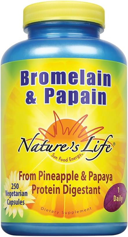 Nature's Life Bromelain & Papain 