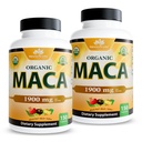 NaturaLife Labs Organic Maca Root – Black, Red & Yellow – 1900 mg per Serving – 150 Capsules – Gelatinized Peruvian Maca – Non-GMO, Gluten-Free, Vegan (2 Pack)