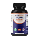 Βιταματικό MCT Λάδι 3000 mg ανά Σερβίρισμα - 180 Softgels - από Λάδι καρύδας - Περιέχει 55% καπρυλικό οξύ C8 και 40% καπρικό οξύ C10