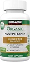 KIRKLAND Signature USDA Organic Multivitamin, 80 Coated Tablets