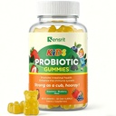 Kids Probiotic Gummies with Bacillus Coagulans - Multivitamin for Children's Immune & Digestive Health - 500 Million CFU, Vitamin C, D3, Zinc & B12 - Strawberry & Blueberry - 60 Count