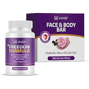 MASSE' Συμπλήρωμα διατροφής για την προβιοτική ισορροπία & αποκατάσταση της Φόρμουλα και ευαίσθητο δέρμα Πλύσιμο προσώπου με AcneZero Skin Cleanser