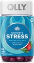 OLLY Goodbye Stress Gummy, GABA, L-Theanine, Lemon Balm, Stress Relief Supplement, Berry - 74 Count