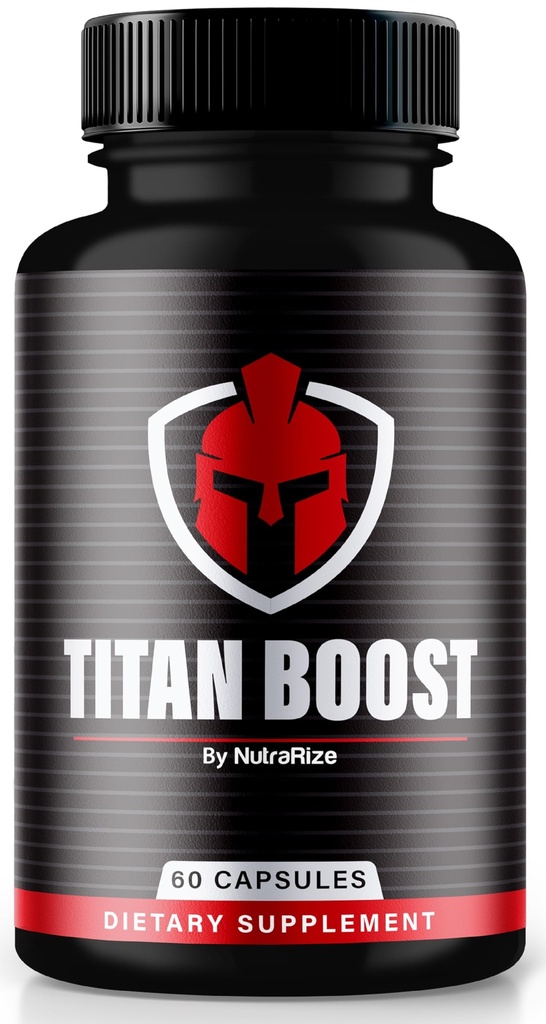 NutraRize Titan Boost, Titan Boost for Men, TitanBoost Male Enhancing Supplement, TitanBoost60, Titan Booster for Man, Tongikat Ali, Wild Yam Root, Official Reviews60 Capsules