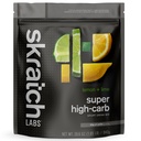 Skratch Labs Super High-Carb Drink Mix Packets - Carbohydrate Powder - Cluster Dextrin and Electrolytes - Endurance Energy- Energy Gel Alternative - Lemon/Lime - 16 Servings - Non-GMO