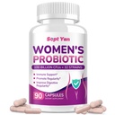 Probiotics for Women, 100 Billion CFUs, 32 Strains, with Prebiotics & Digestive Enzymes, Support Digestive Immune Vaginal & Urinary Health, 90 Capsules