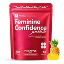 Vaginal Probiotics for Women pH Balance Gummies - 11-in-1 6 Billion CFU with Cranberry & Prebiotics - Feminine Health, Odor Control, Yeast Balance & UTI Support - Pineapple Flavor 60 Count