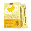 ZEBORA Probiotics for Women Powder, 50 Billion with D-Mannose & Cranberry for Feminine Balance, Urinary Tract & Vaginal Health, Digestive & Immune Boost, Gluten-Free Non-GMO, Pineapple Flavor