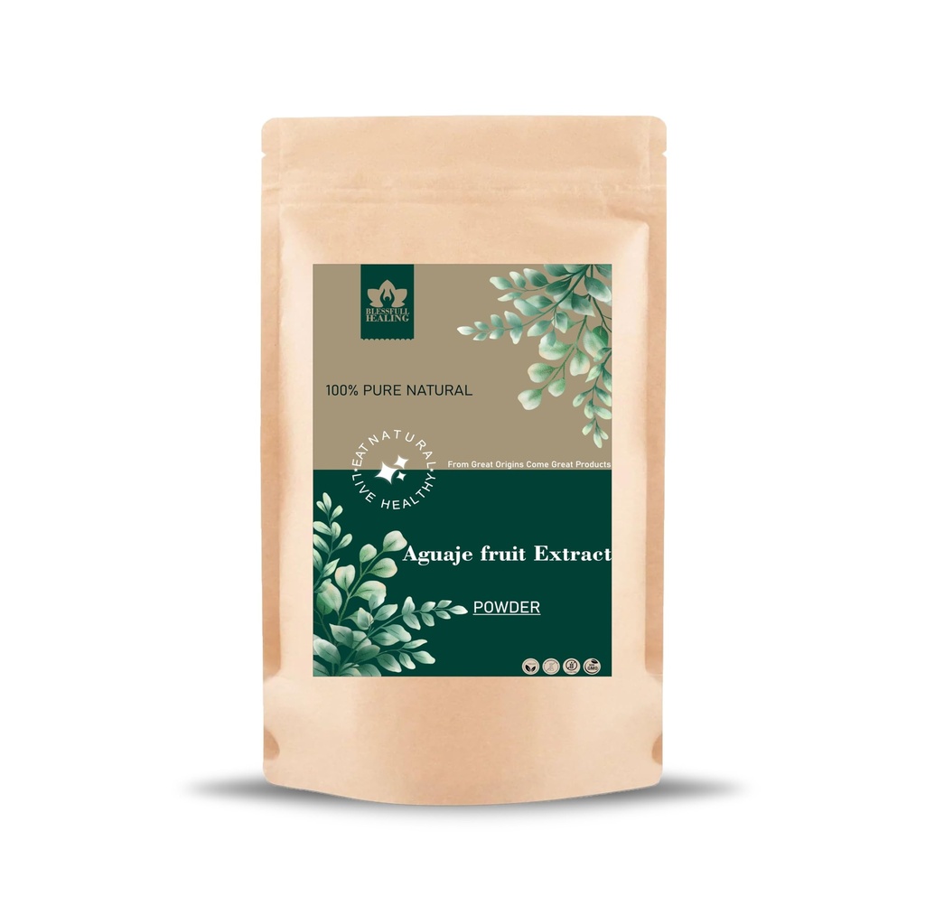 Blessfull Healing Aguaje Fruit Extract Powder 100% Pure Natural 100 Gram / 3.52 oz