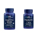 Επέκταση ζωής Super Omega-3 Plus EPA/DHA Fish Oil, Sesame Lignans, εκχύλισμα ελιάς & Πολυβιταμίνη μιας ημέρας – Συσκευασμένο με 25 Βιταμίνες, Ορυκτά & Φυτά