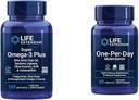 Επέκταση ζωής Super Omega-3 Plus EPA/DHA Fish Oil, Sesame Lignans, εκχύλισμα ελιάς & Πολυβιταμίνη μιας ημέρας – Συσκευασμένο με 25 Βιταμίνες, Ορυκτά & Φυτά