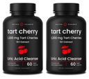 NutraChamps Organic Tart Cherry Extract Capsules - Made from Montmorency Tart Cherry Concentrate, Celery Seed & Bilberry - Supports, Sleep, Uric Acid Levels & Joint Health - 120 Vegan Capsules
