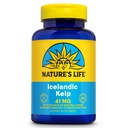 Nature’s Life Ισλανδικά δισκία Kelp 41 mg - Συμπλήρωμα ιωδίου και Θυρεοειδούς Υποστήριξης - Χωρίς γλουτένη, Χωρίς GMO Green Superfood - Εγγύηση 60 ημερών - 500 σερβιέτες, 500 δισκία
