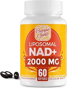 2000 MG NAD Supplement, Liposomal NAD+ with High Absorption, More Efficient Than Nicotinamide Riboside, Pure & Plus Boosting Supplement, Aging Defense, Metabolism & Cellular, 240 softgels